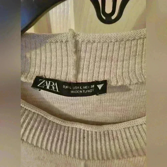 Zara Short Soft Dress Size L - Picture 2 of 4